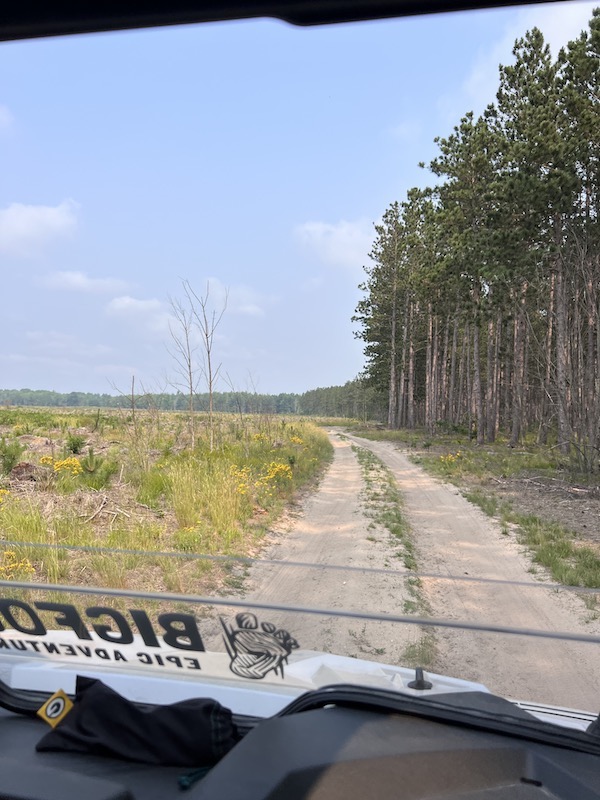 Seasonal Road Cadillac Michigan ORV trail Use