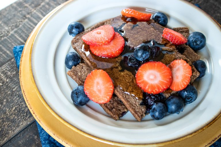 Sheet Pan Blueberry Pancakes