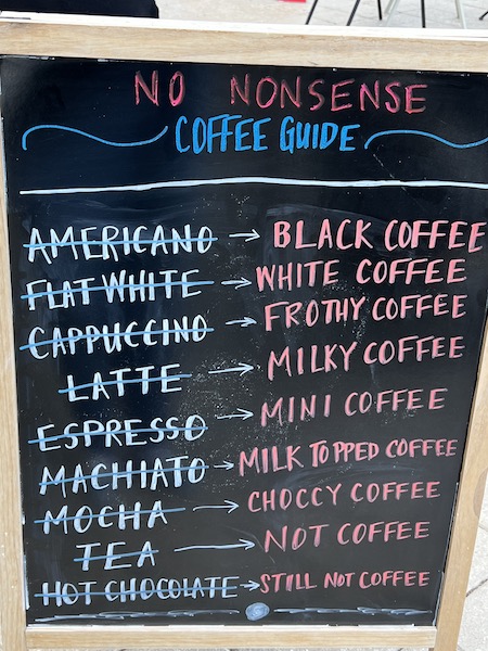 Sweet Marleys Coffee Shop Sign