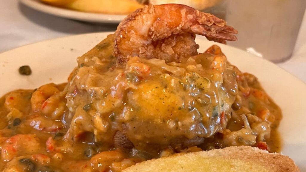 Shrimp Crawdad Stuffed Baked Potato