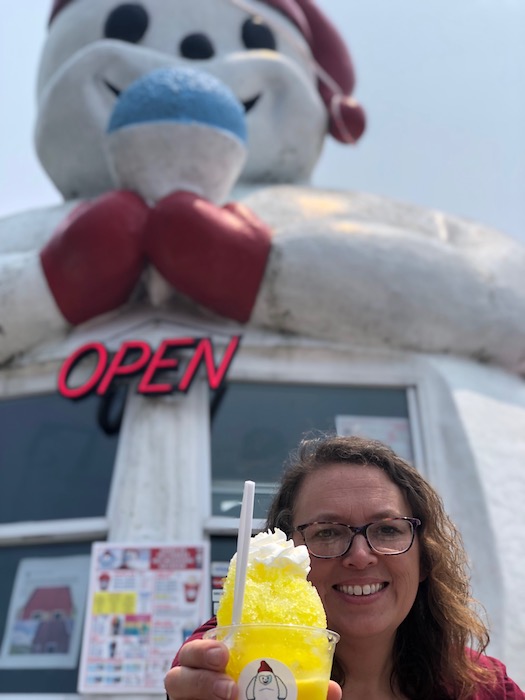 Snowman Shaved Ice