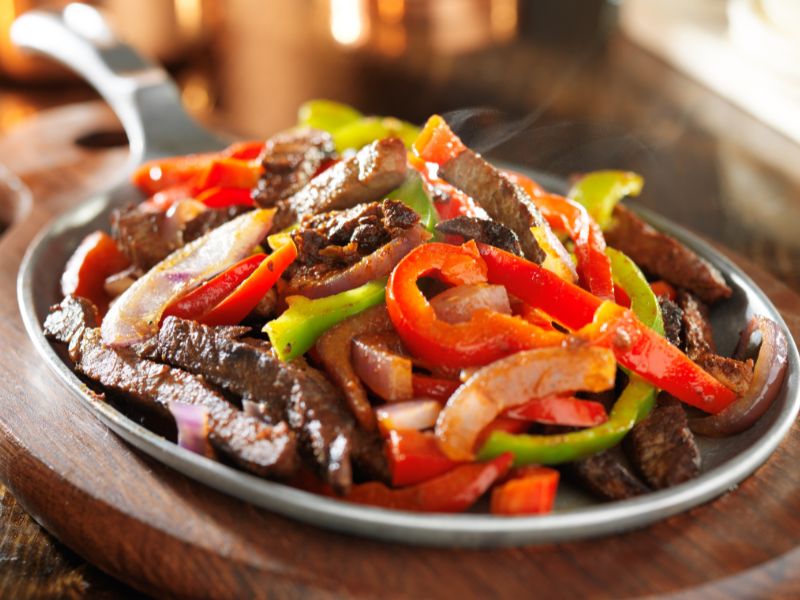 Steak Pan Sheet Fajitas