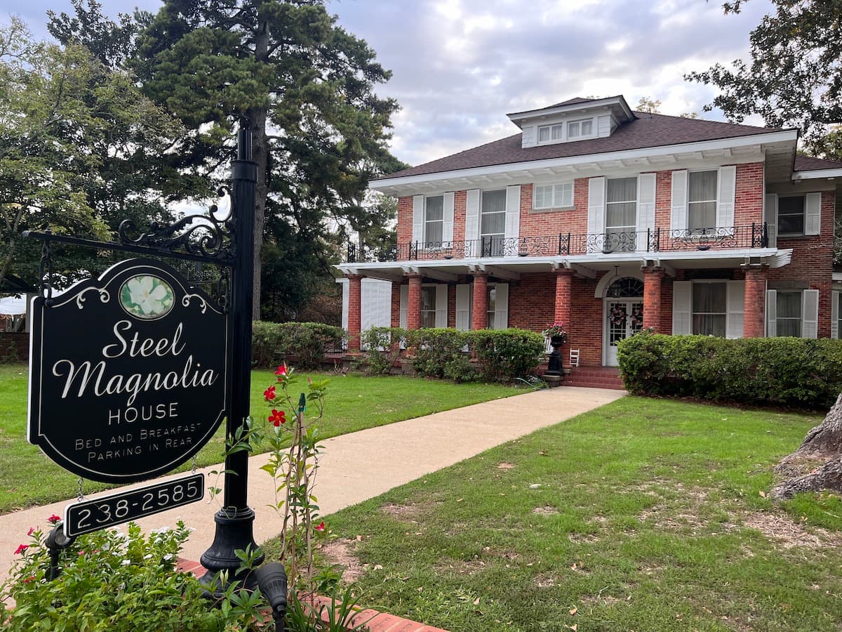 Steel Magnolia House in Natchitches, LA.