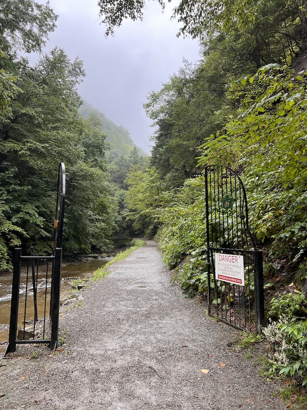 Stony Brook State Park Trail Entrance