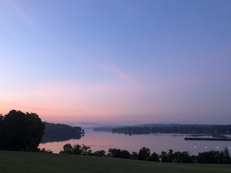 Sunrise at Ft Loudoun Lake