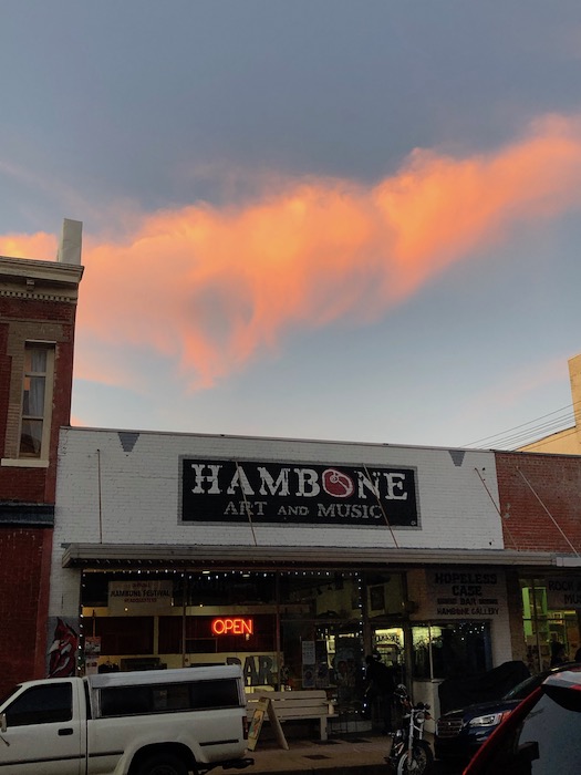 Sunset over Hambone