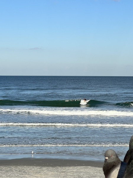 Surfer at Daytona Beach