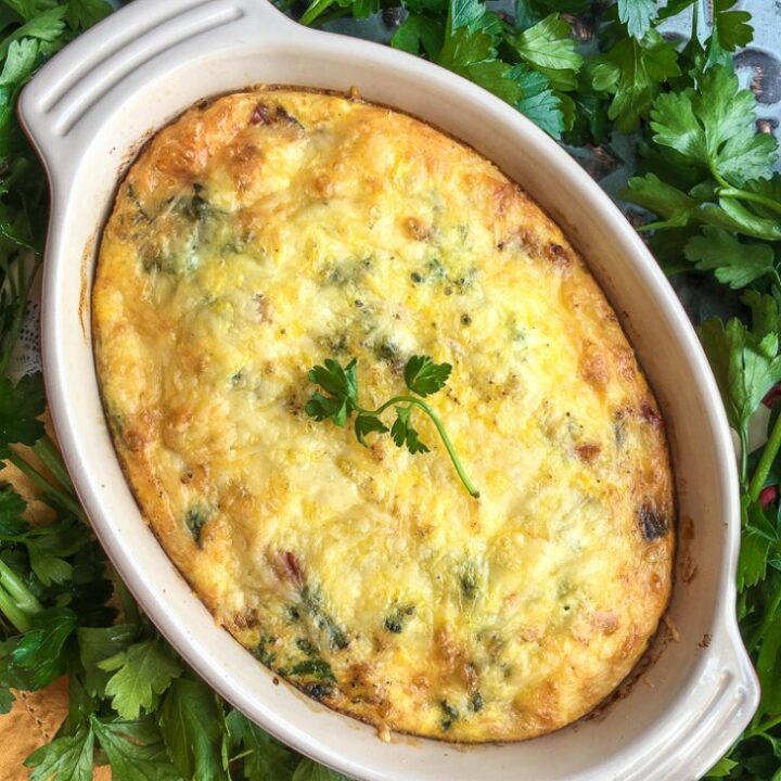 Baked Sweet Potato Frittata 