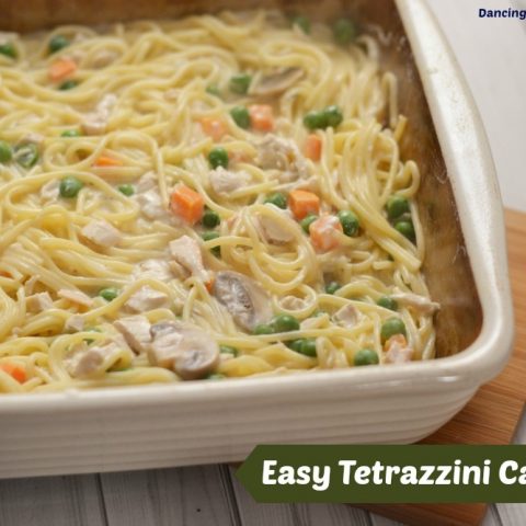 Photo of Turkey Tetrazzini Casserole.