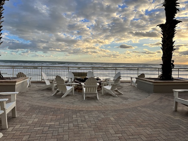 fire pits at the shores resort