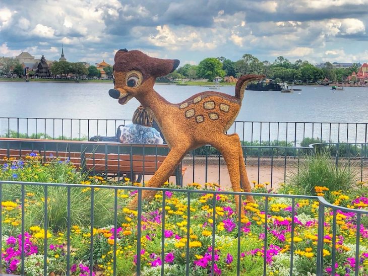 Topiary Disney Flowers Epcot bambi