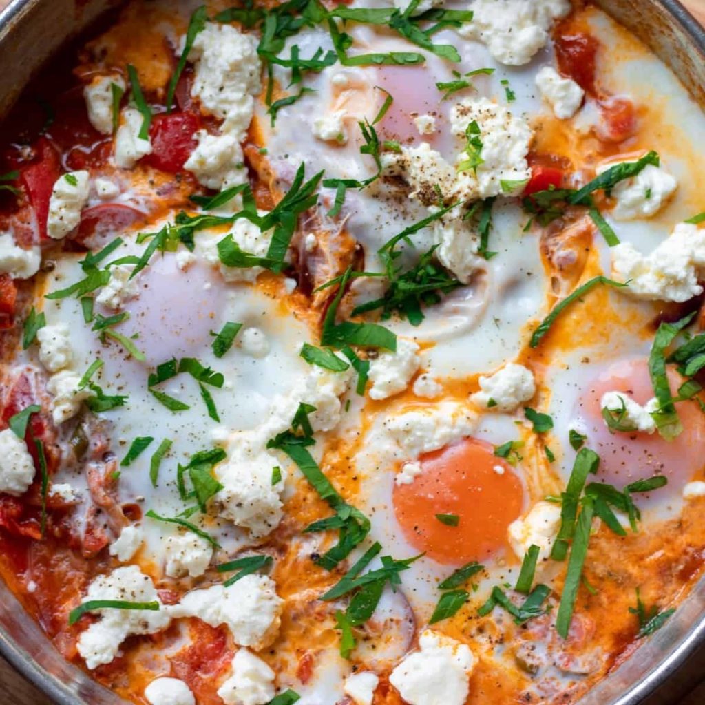 Traditional Shakshuka Recipe.