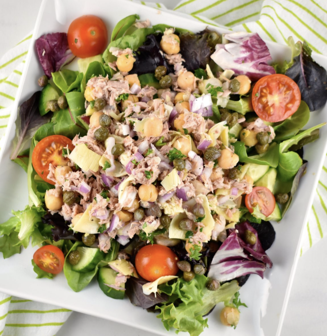 Tuna And Garbanzo Bean Salad Recipe by laaloosh