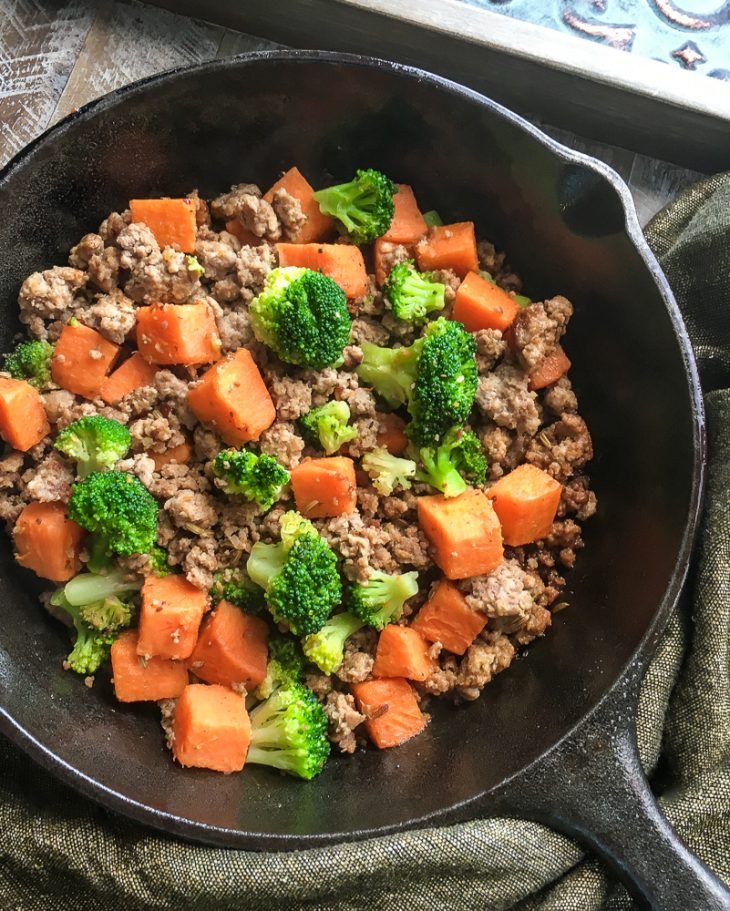 turkey sweet potato skillet