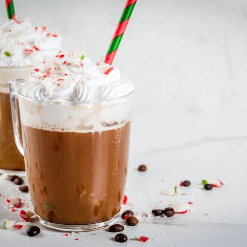 Photo of Spiced Iced Peppermint Mocha.