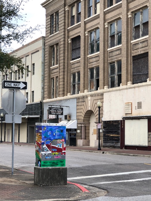 painted Utility Box in beaumont tx