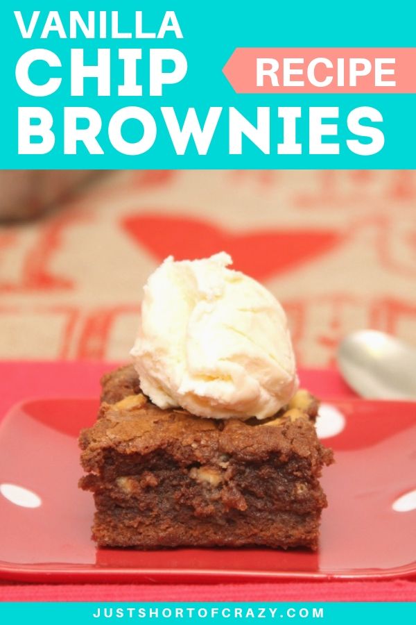 Vanilla Chip Brownies