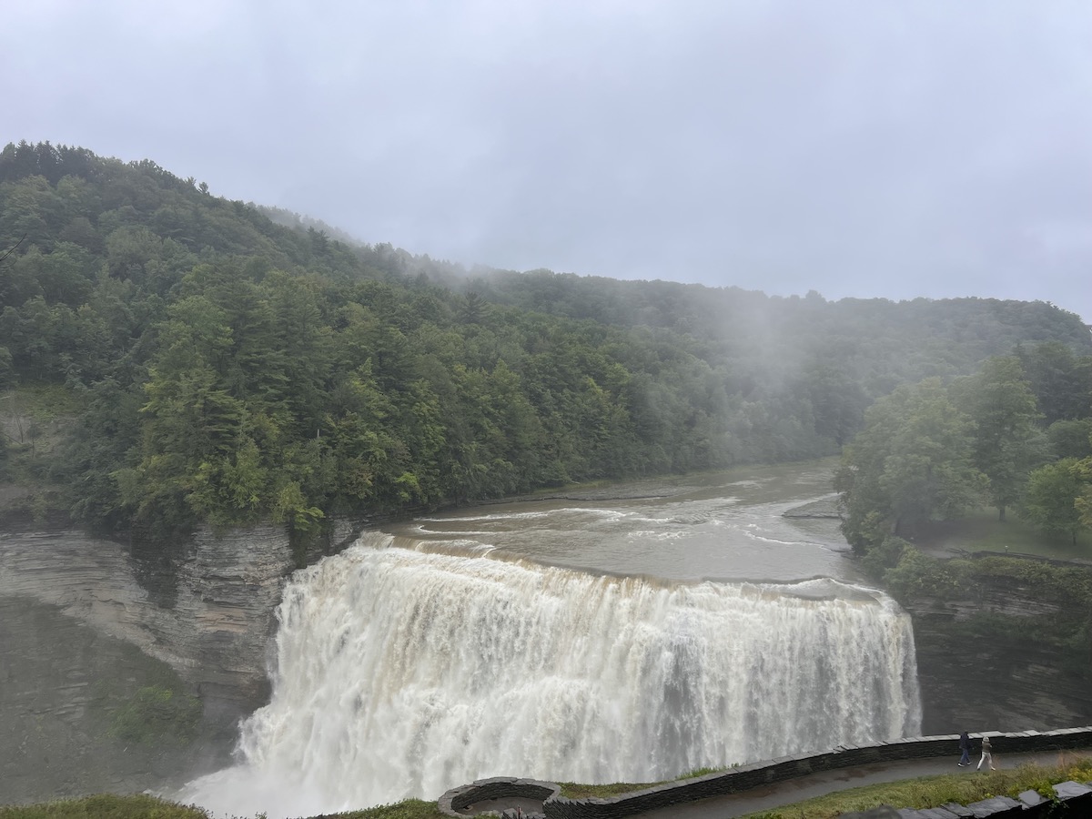 View of middle falls from Glen Iris Inn