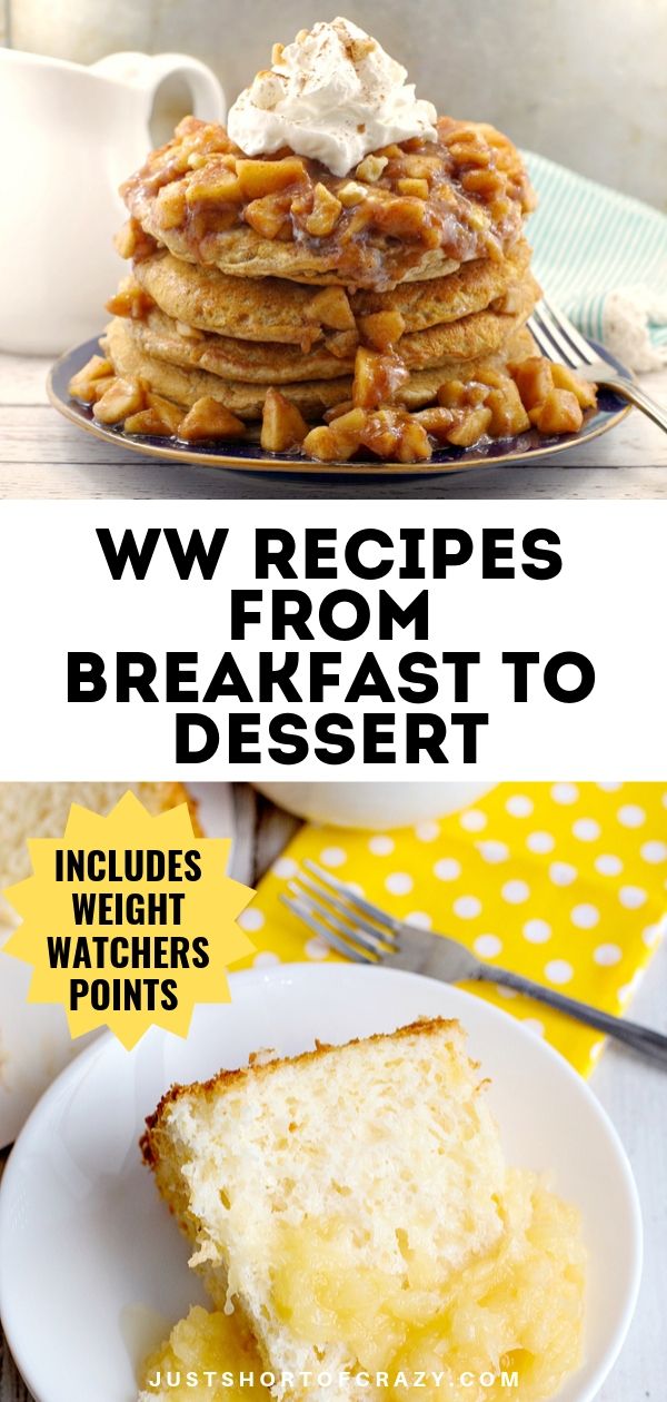 WW Recipes breakfast to dessert