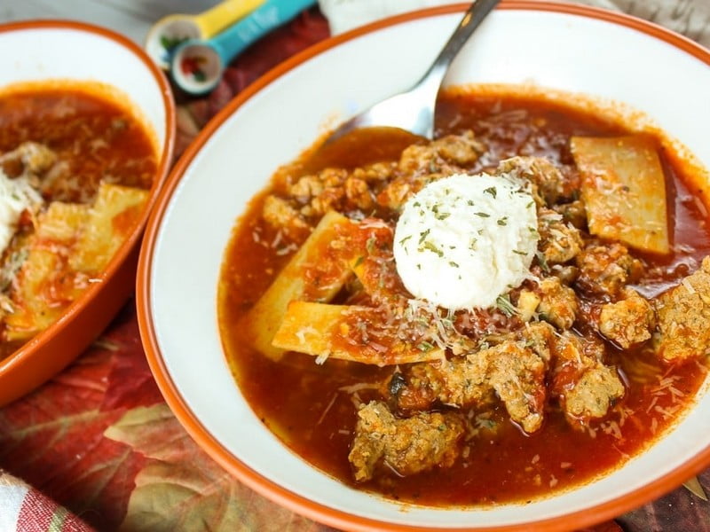 Weight Watchers Lasagna Soup