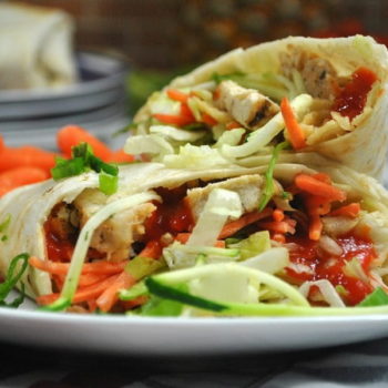 Weight Watchers Thai Chicken Wrap