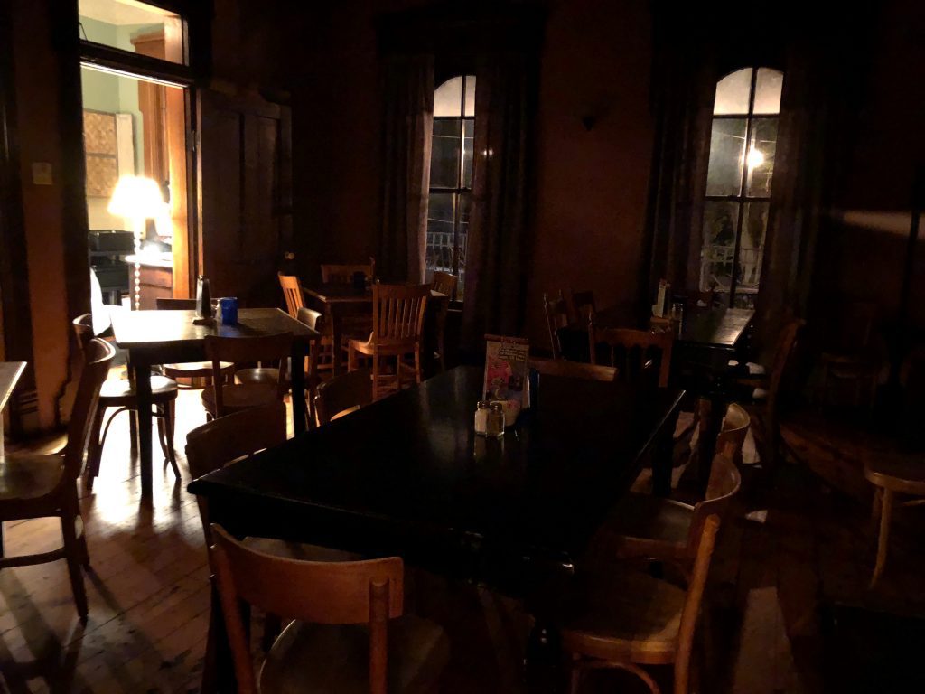Dining at a haunted restaurant is epic
