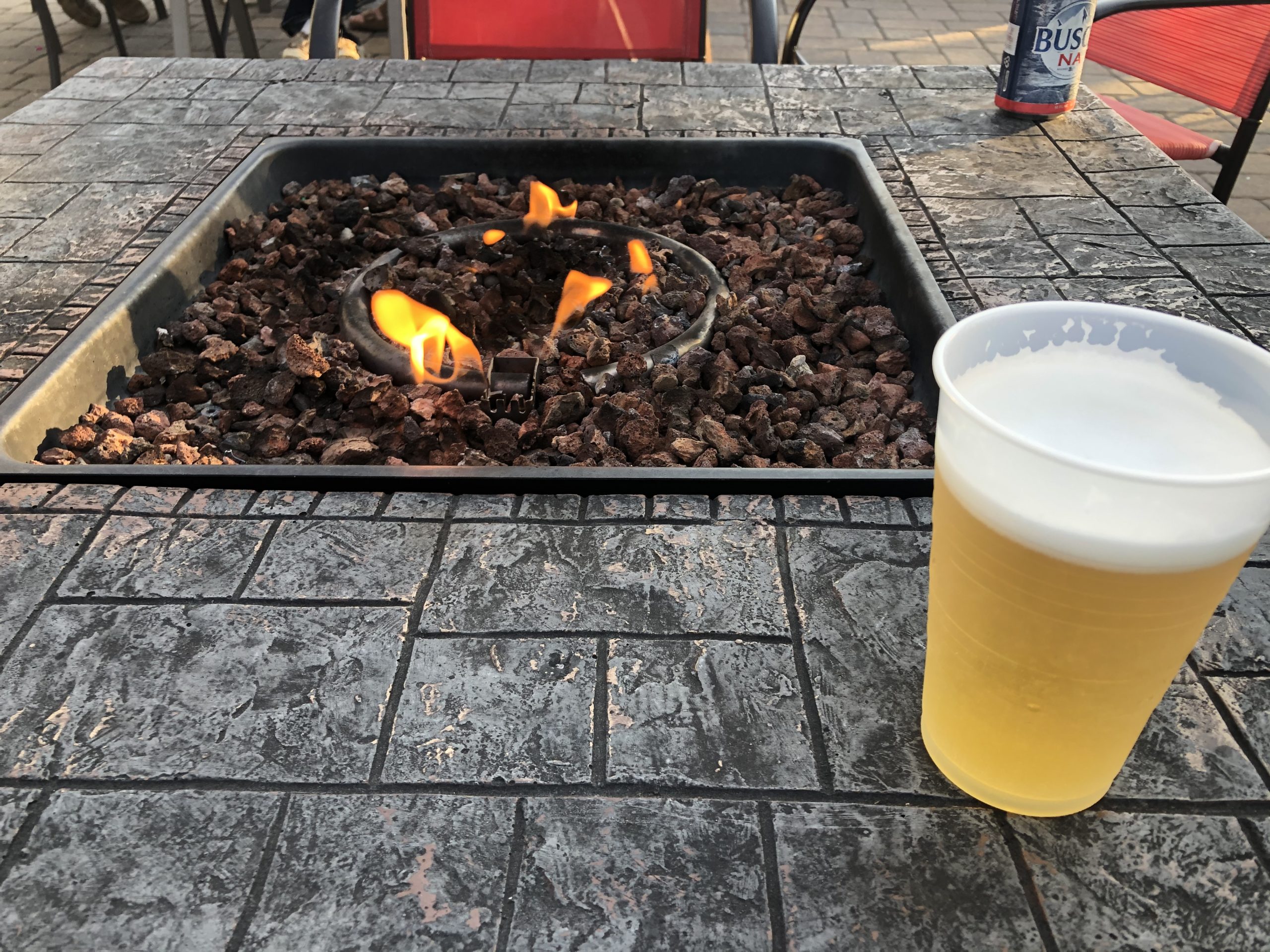 Beer at the a frame bar and grill