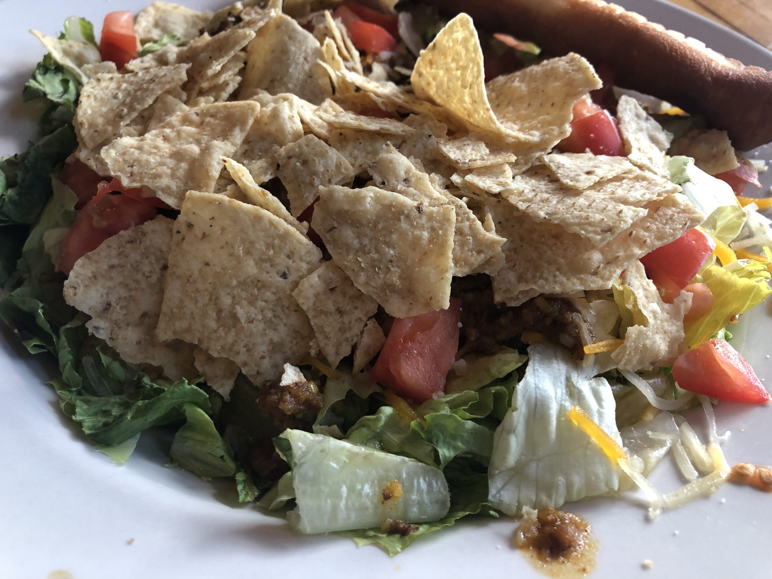 salad at a frame bar and grill
