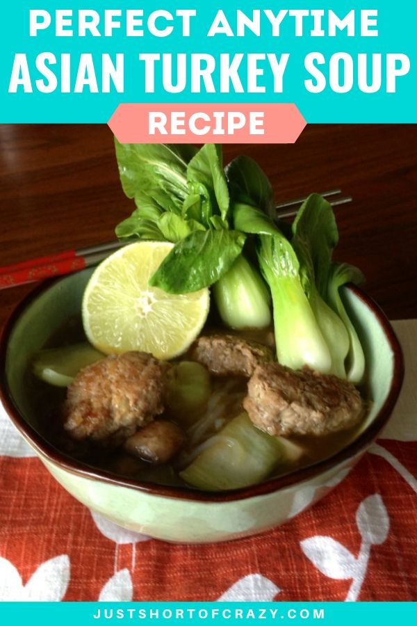 Asian Turkey Meatball Soup Recipe Just Short of Crazy