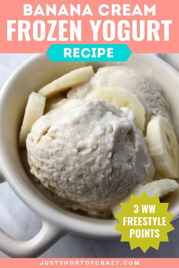 banana cream frozen yogurt