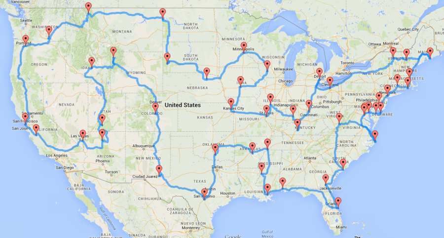 best road trip to major U.S. landmarks