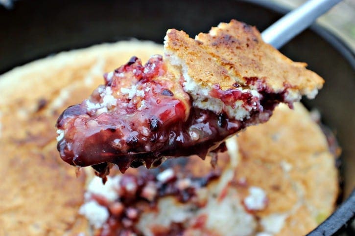 blackberry-campfire-cobbler