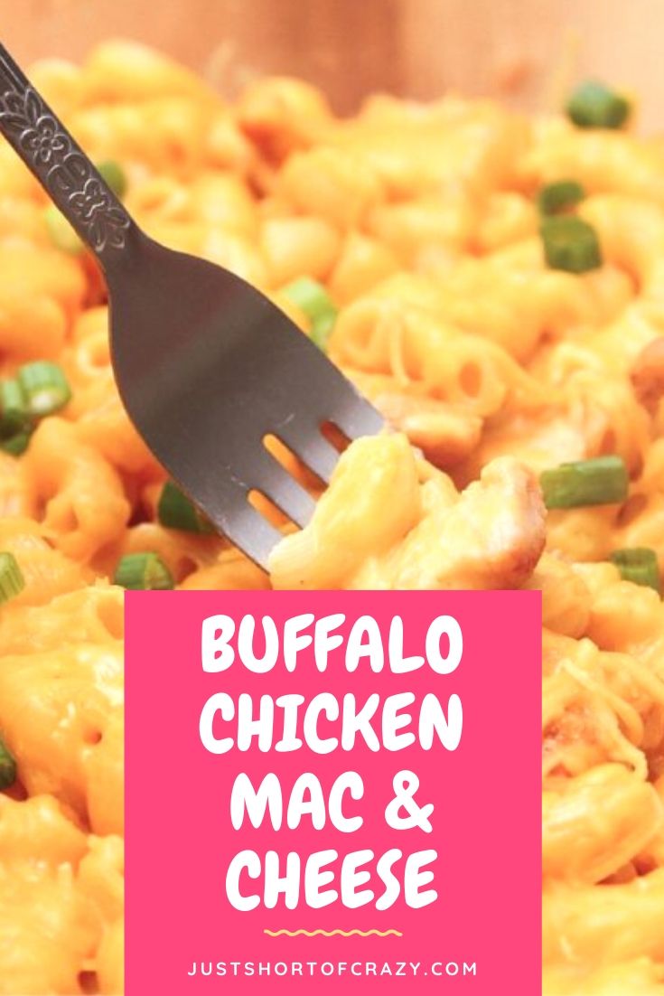 buffalo chicken mac & cheese