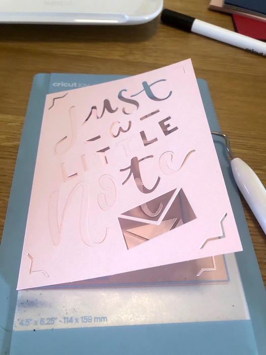 cricut joy card making