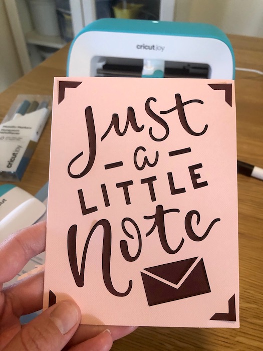 card making cricut joy