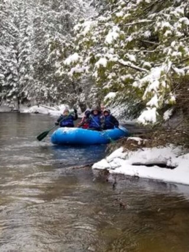 Winter Rafting In Northern Michigan( Web Story)