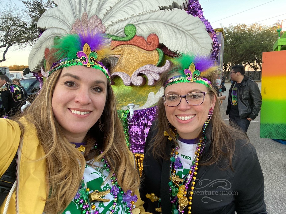 decked out for mardi gras beaumont