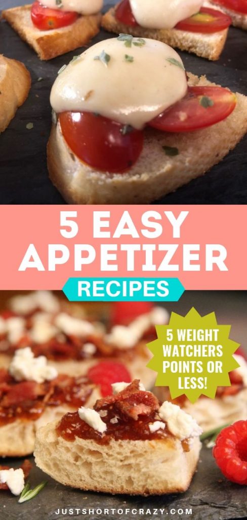 Easy Appetizer Recipes - 5 WW Points or Less