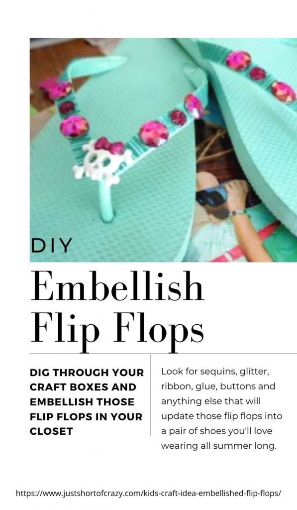 embellish flip flops