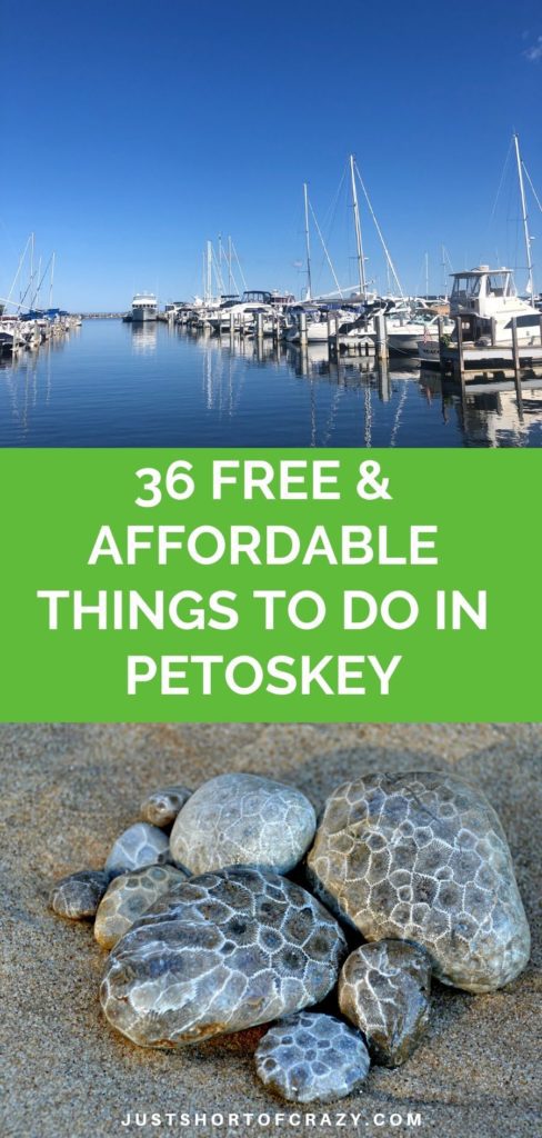 a list of free and affordable things to do in Petoskey MI