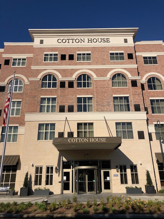 outside front of the cotton house