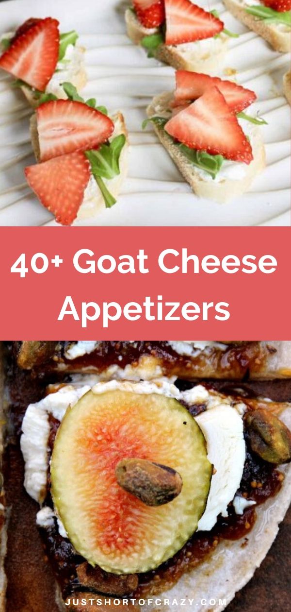 goat cheese appetizers pin