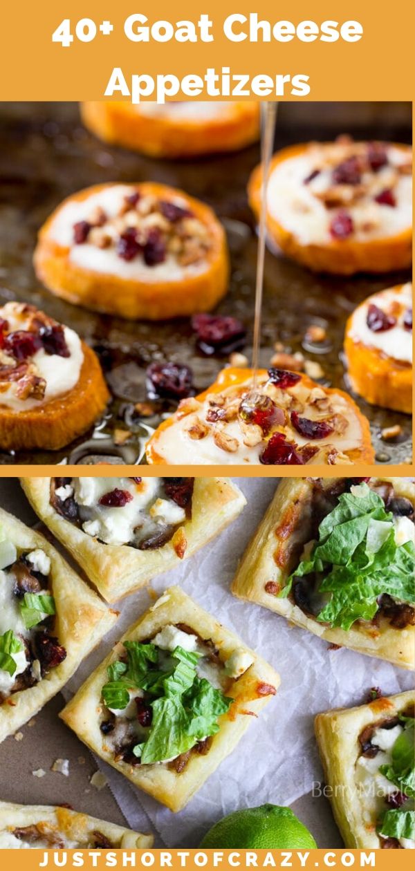 goat cheese appetizers pin