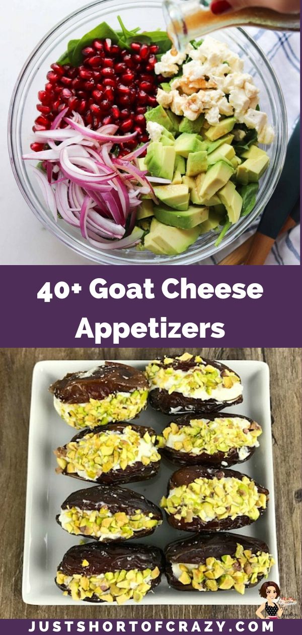 goat cheese appetizers pin