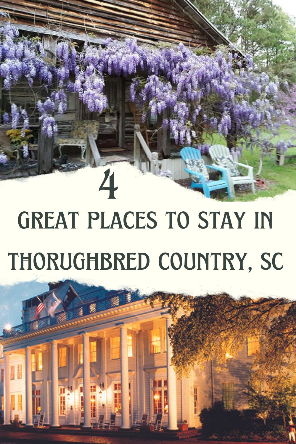 great places to stay in thorughbred country