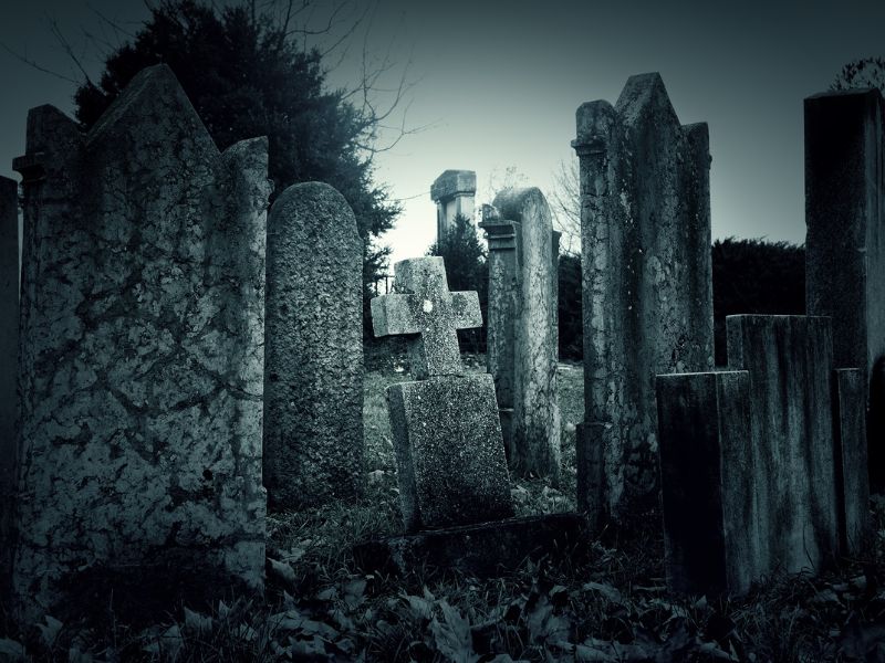 haunted cemetery