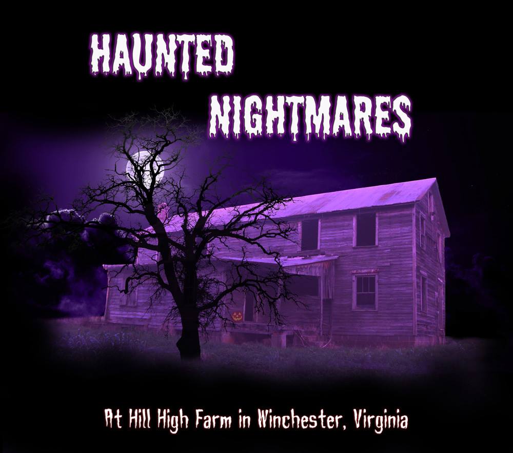 haunted nightmares logo.