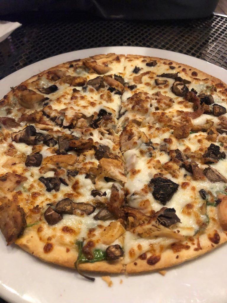 photo of a pizza at bigg daddy's restaurant helen ga.