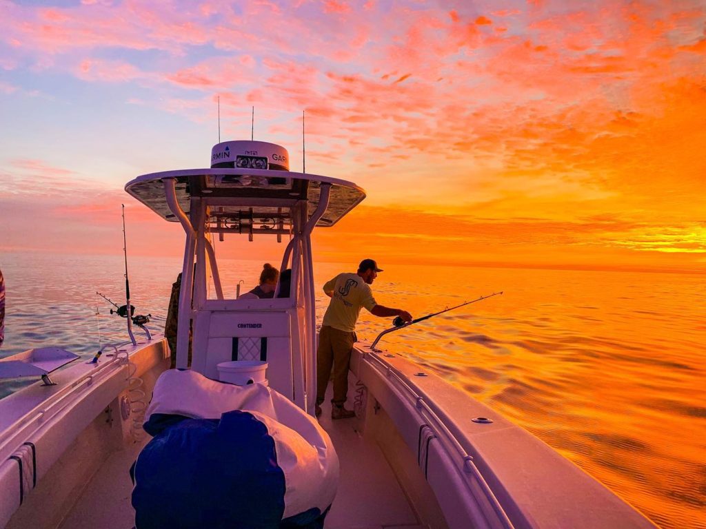 St. Andrew’s Bay is home to abundant aquatic life making Panama City an angler’s paradise. Panama City Outdoor Photo credit: @heritageexcursions via instagram