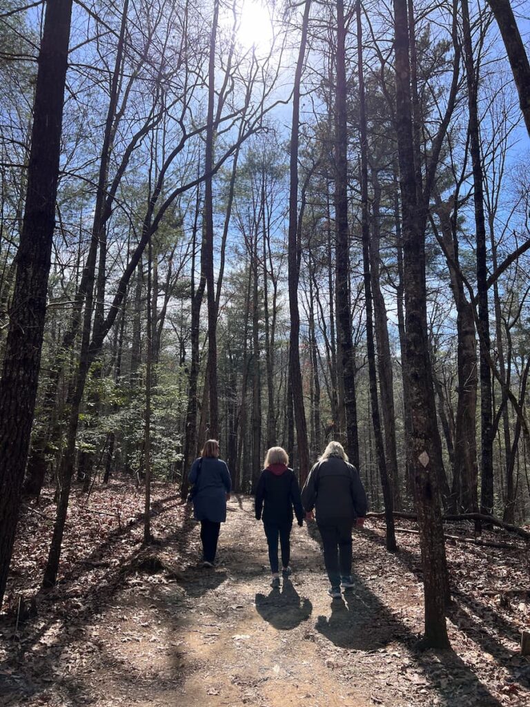 hiking in blue ridge